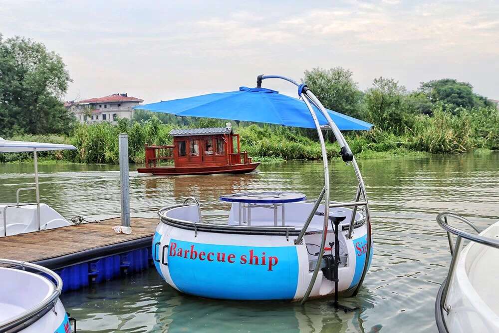 燒烤船，麻將船，BBQ